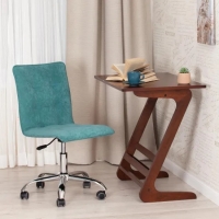 Кресло офисное Zero (бирюзовый) флок - Изображение 4